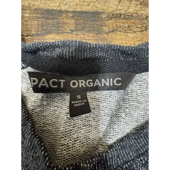 Pact Organic T Shirt Dress Womens Small Organic Cotton Sleeveless Gray - Picture 4 of 8